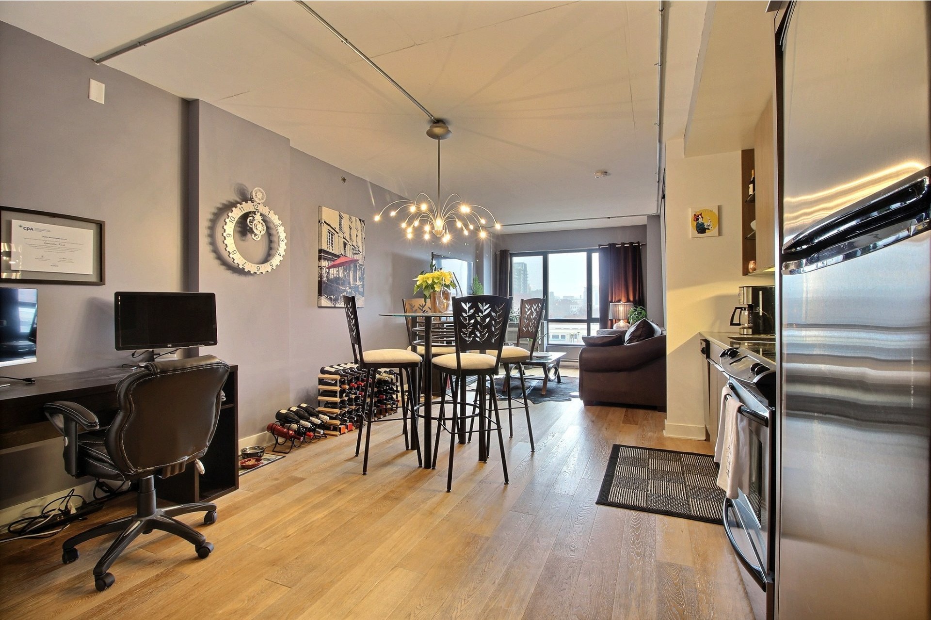 image 1 - Apartment For rent Montréal Le Sud-Ouest  - 3 rooms