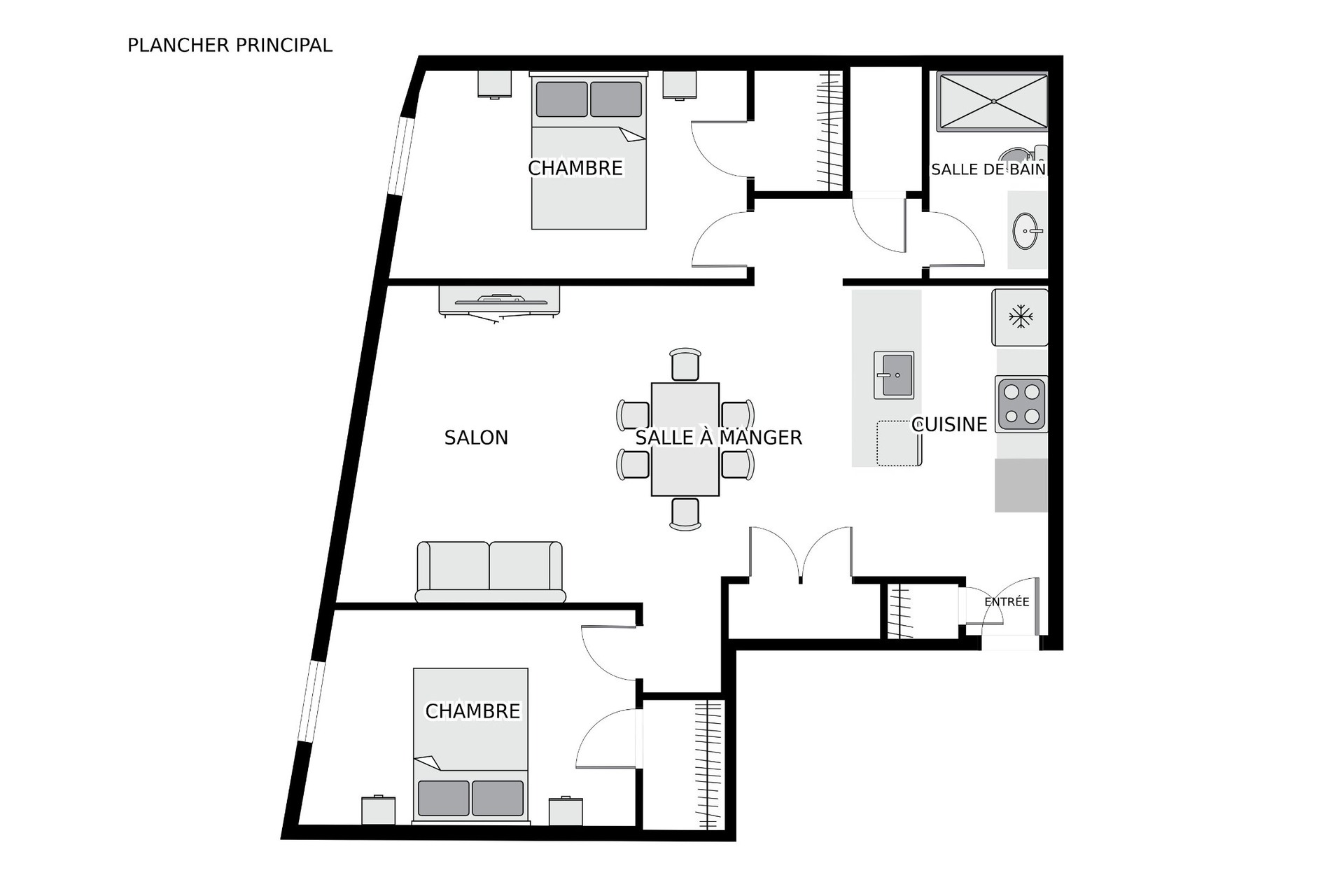 image 11 - Apartment For rent Villeray/Saint-Michel/Parc-Extension Montréal  - 6 rooms