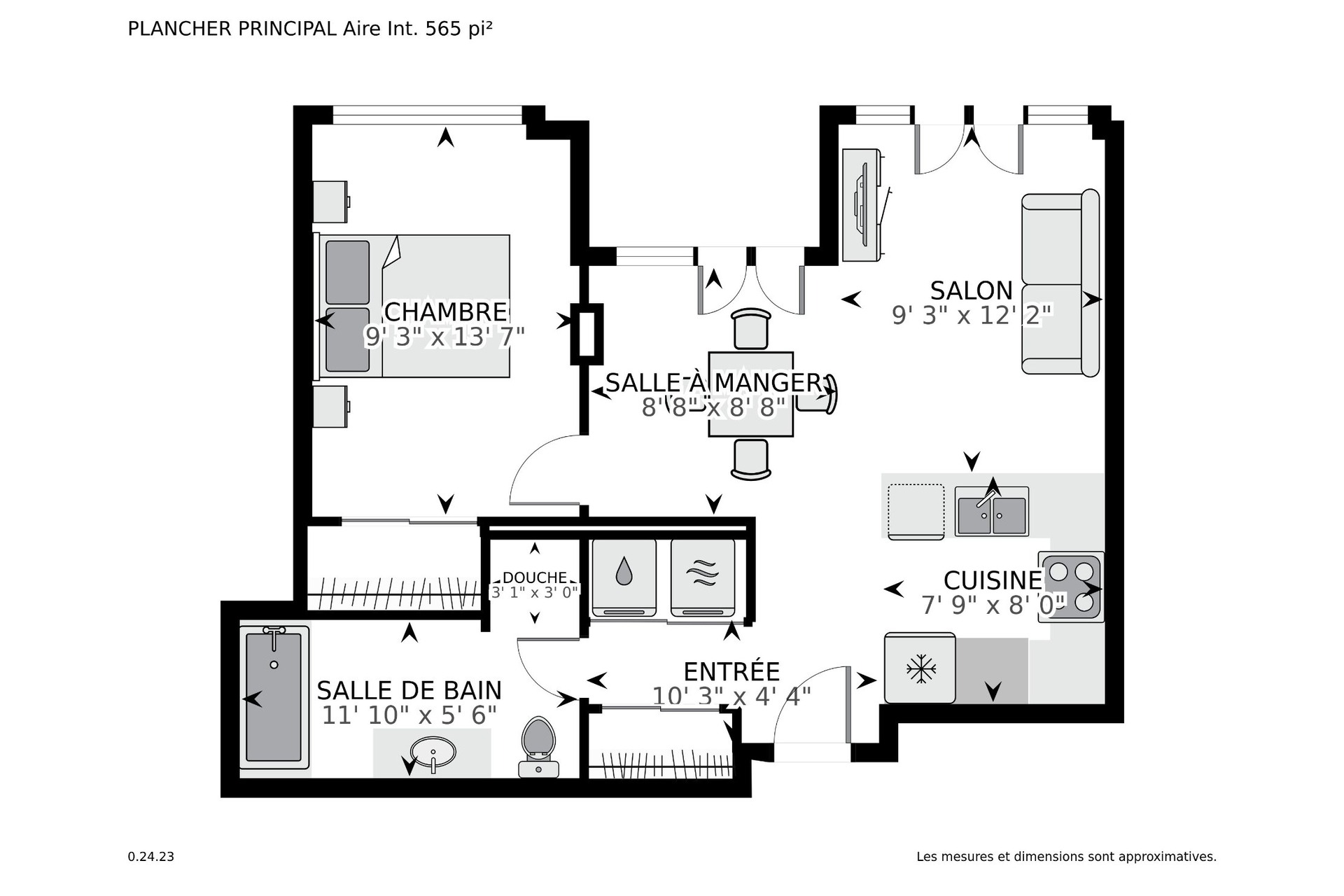 image 18 - Apartment For rent Villeray/Saint-Michel/Parc-Extension Montréal  - 4 rooms