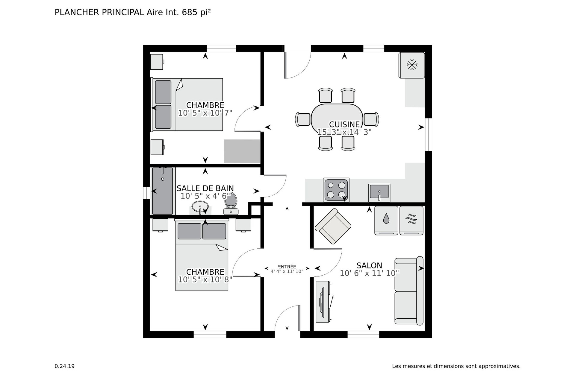 image 12 - Apartment For rent Saint-Jérôme - 5 rooms