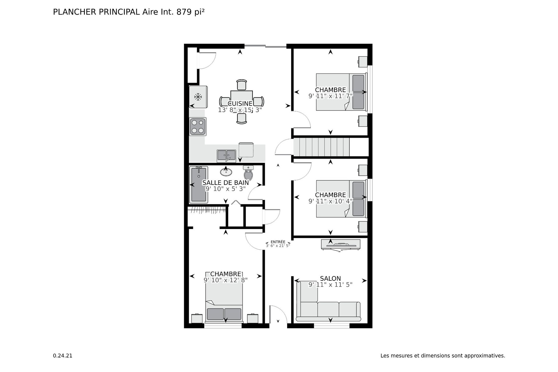 image 26 - Duplex For sale Villeray/Saint-Michel/Parc-Extension Montréal  - 9 rooms