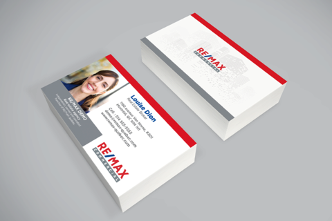 RE/MAX Commercial Business Cards 