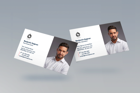 Business Cards with picture bilingual