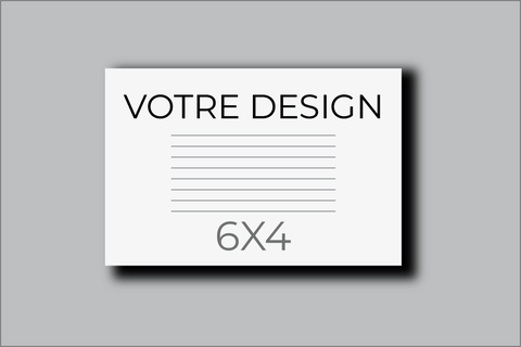 Carte postale vierge - 2 Pages