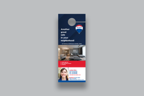 Door Hanger #5 - Detachable business card