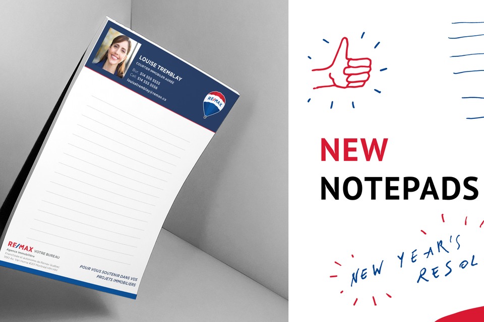 New Notepads & Promotion for your New year's resolutions