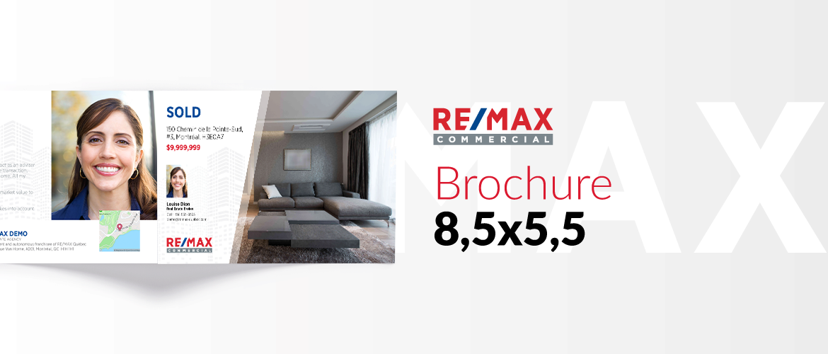 RE/MAX COMMERCIAL - Brochure 8.5x5.5