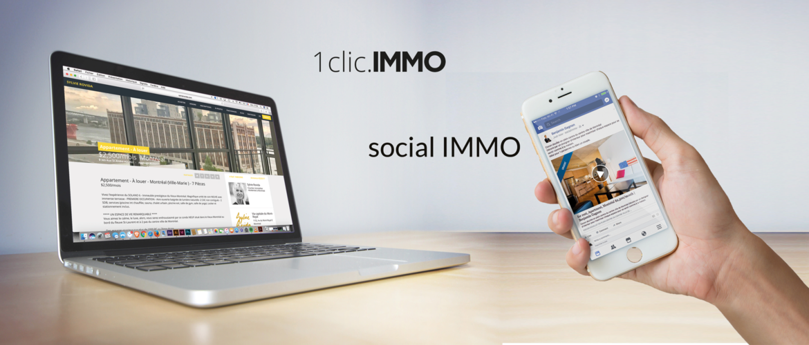 Social Immo + 1clic.IMMO