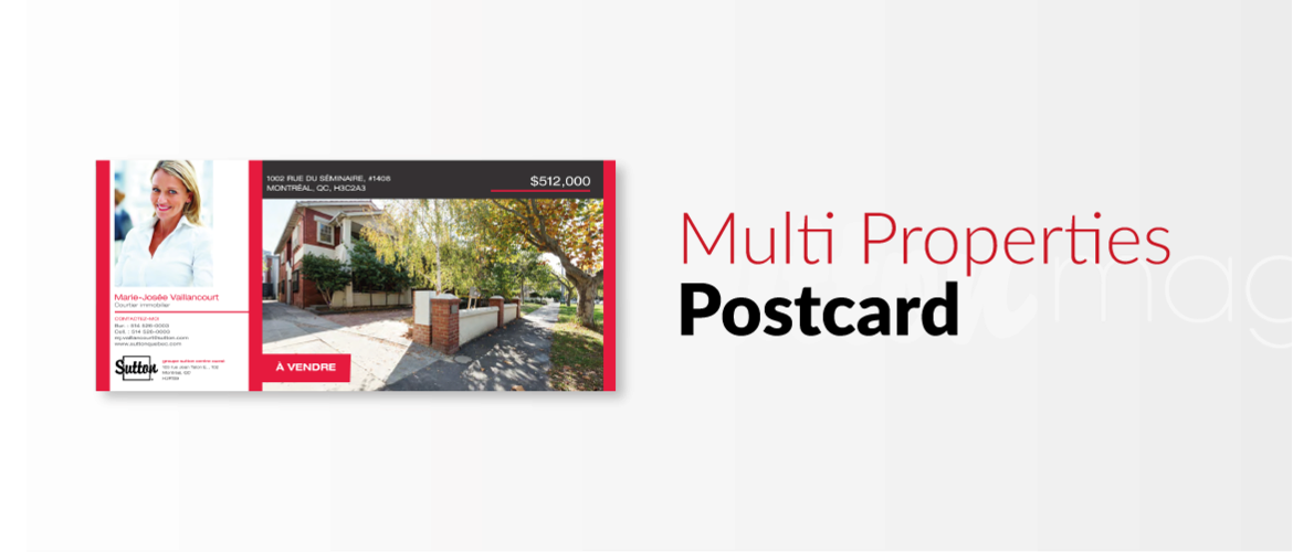 Multi Properties Postcard