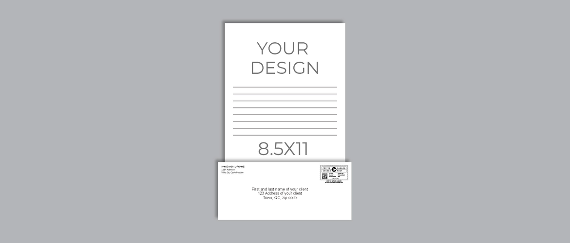 Letter 8.5x11 - Blank - 2 pages With Address