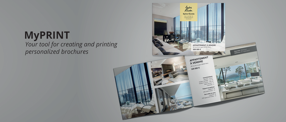 MyPrint : highlight your ads with our customizable brochures !