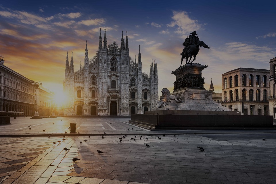 Milan , the luxury real estate area in Italy