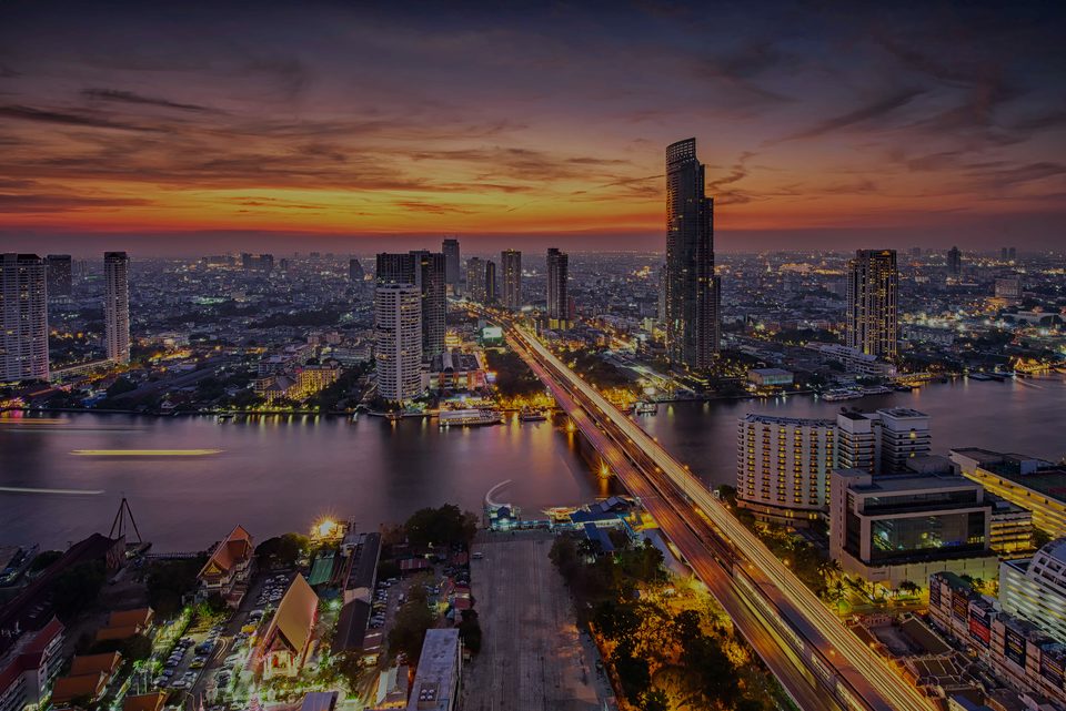 Bangkok, the luxury real estate area in Thailand